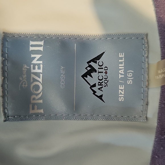 Disney Light Blue and Purple Size 6 Raincoat for Kids - Picture 6 of 8